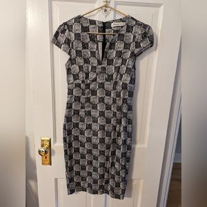 Black and White pattern dress